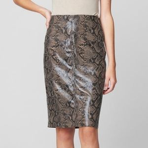 NEW Blank NYC Asp Faux Reptile Stretch Pencil Skirt Womens Sz 27 NWT